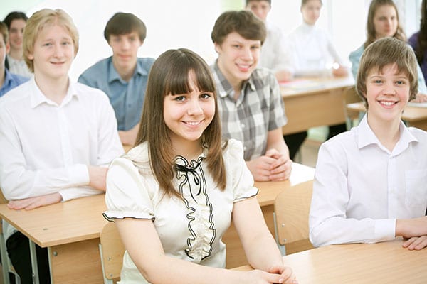 Students in school